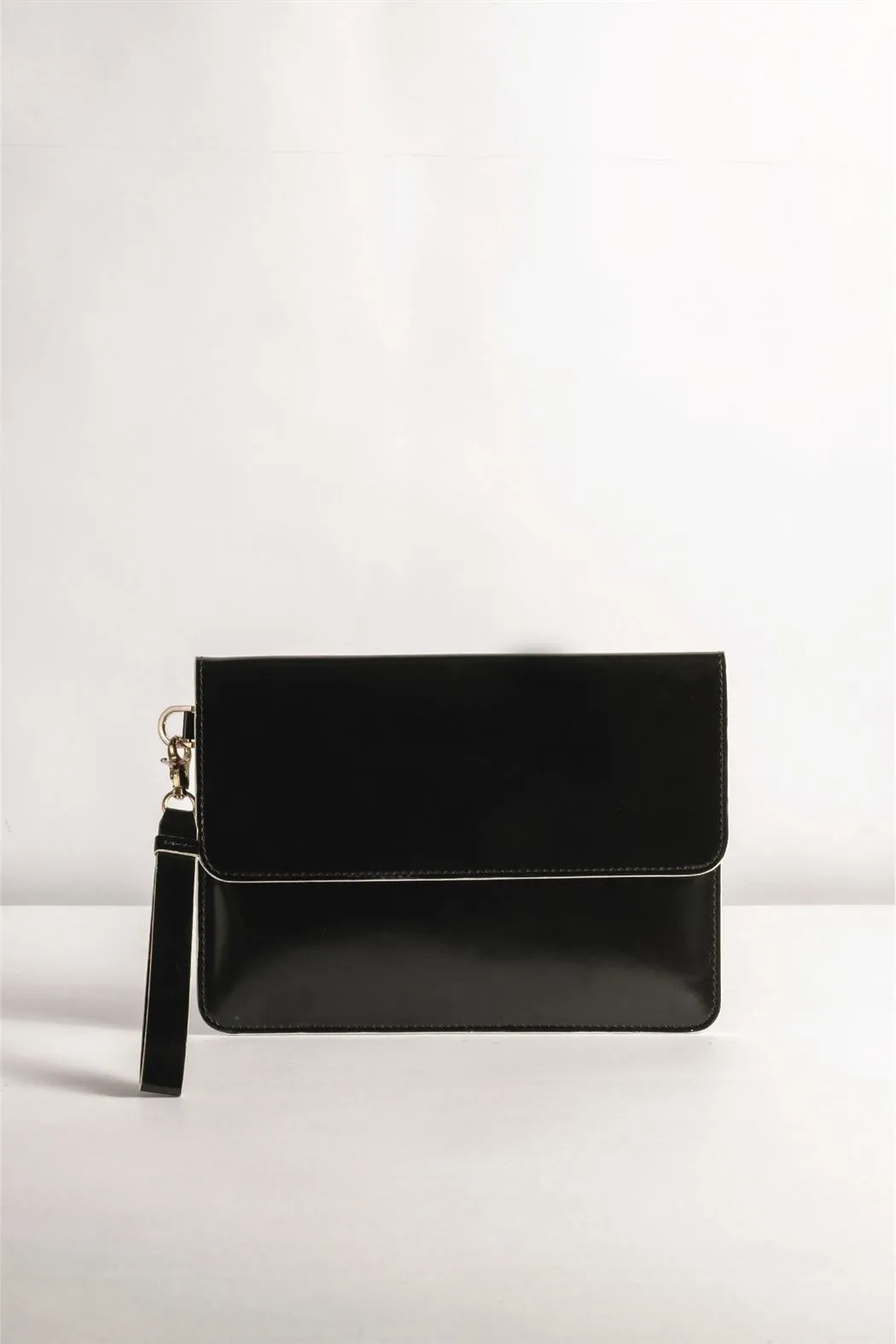 Tanned   I   Mini Sleeve      Black  TO/MS-BLK  I Leather Bag