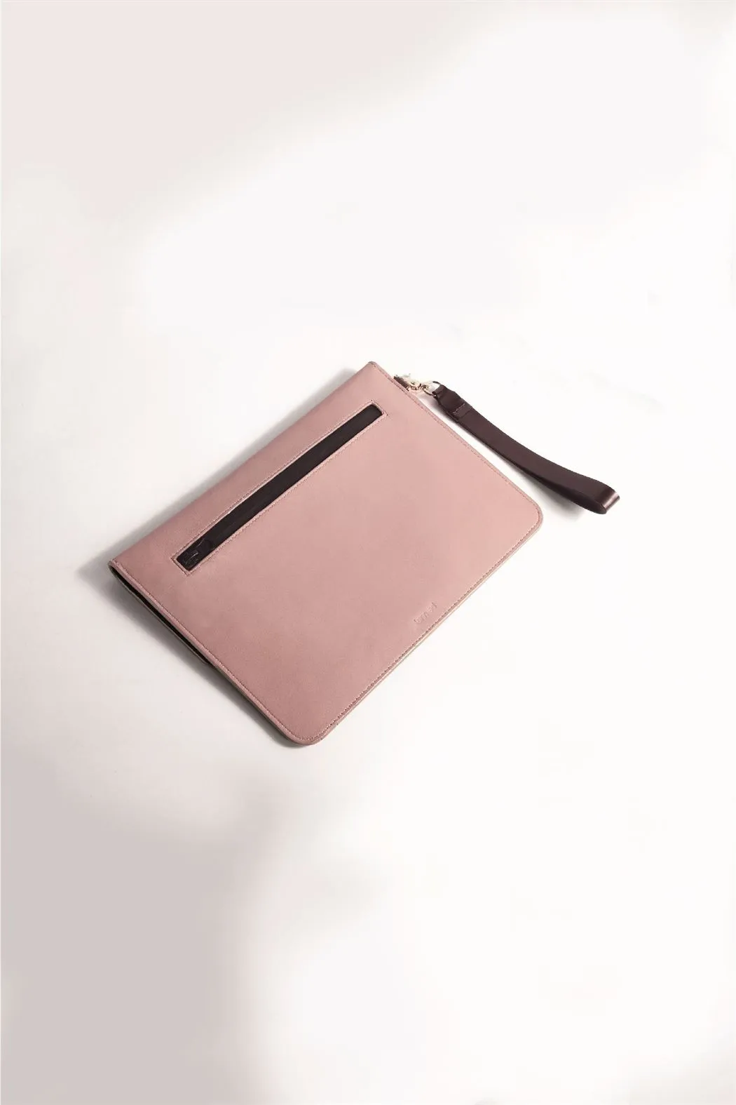Tanned   I   Mini Sleeve    Sleeve, Clutch  Dusty Rose  TO/MS-DR  I Leather Bag