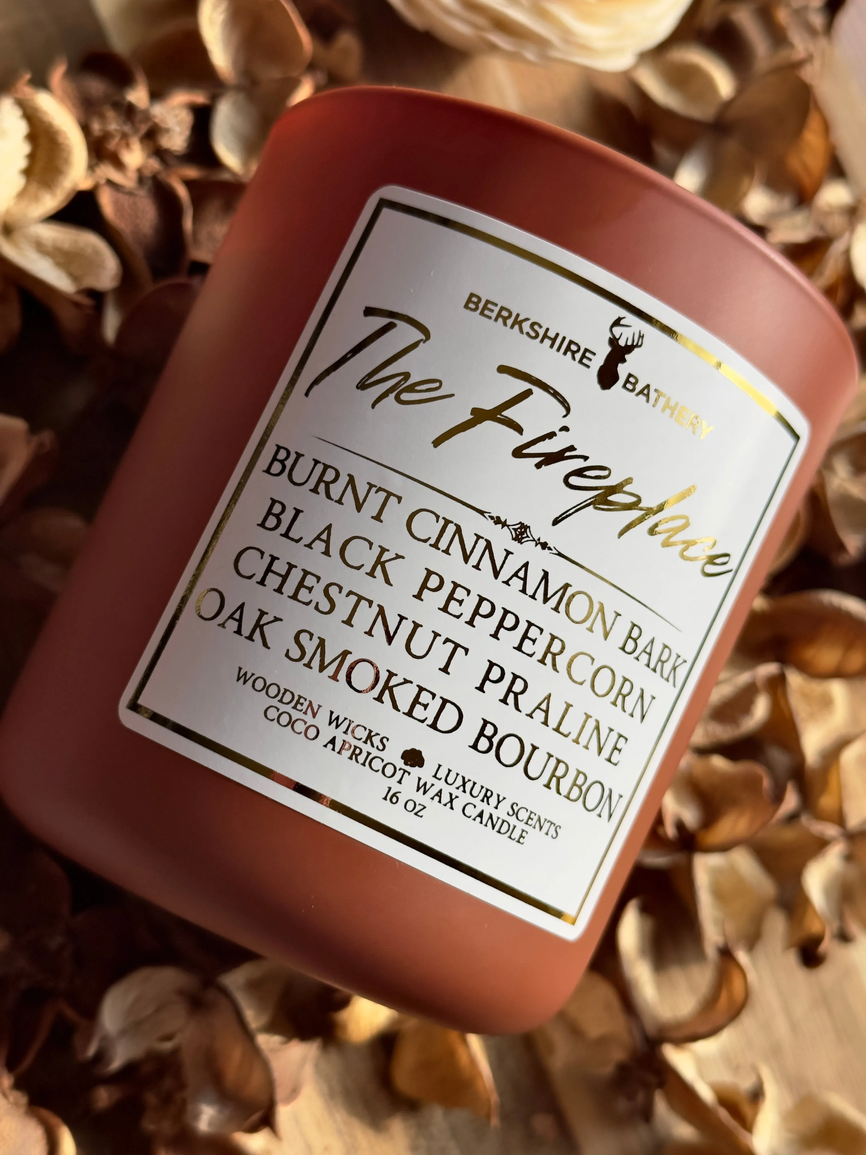 THE FIREPLACE | 16oz Wood Wick Candle