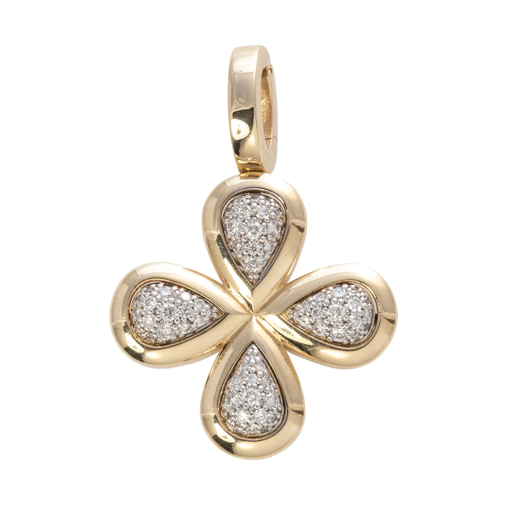 The Mary Pavé Diamond Quad Pendant