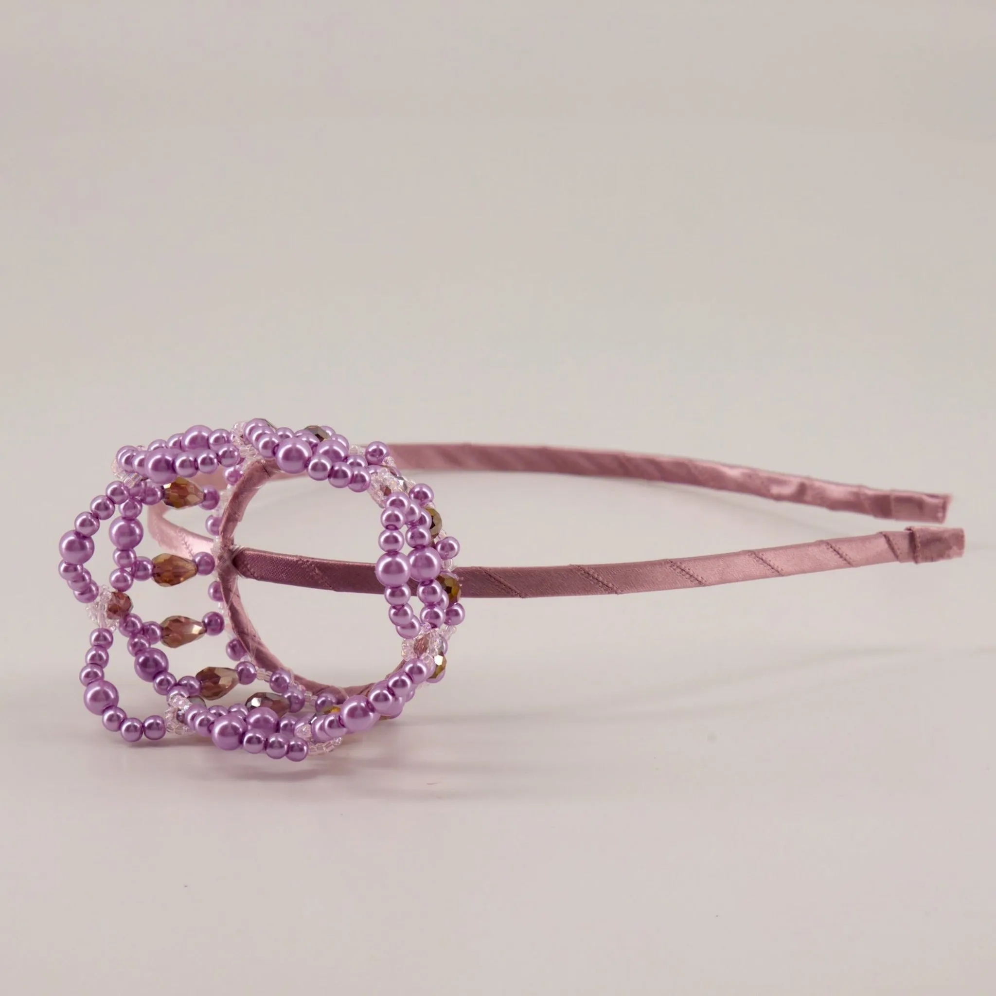 The Princess Pavo Mini Pearl Crown Headband