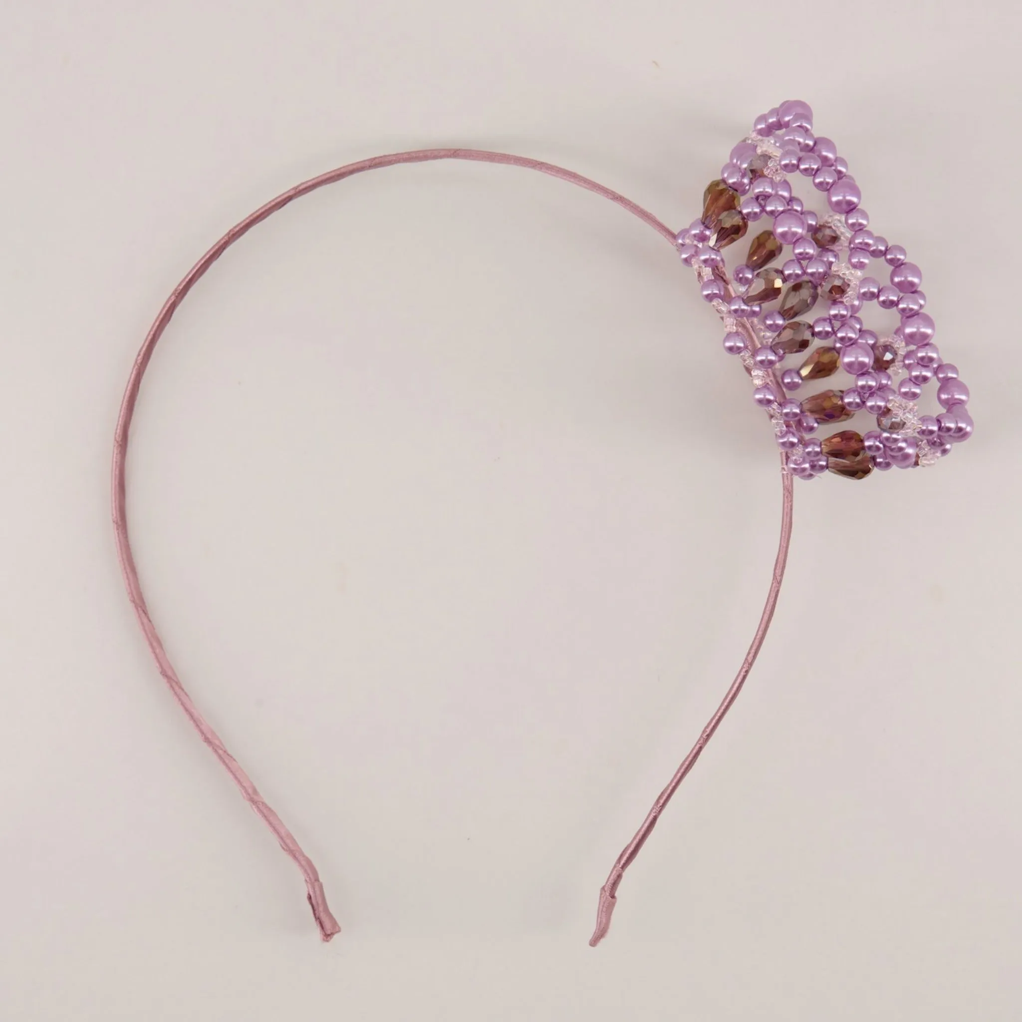 The Princess Pavo Mini Pearl Crown Headband