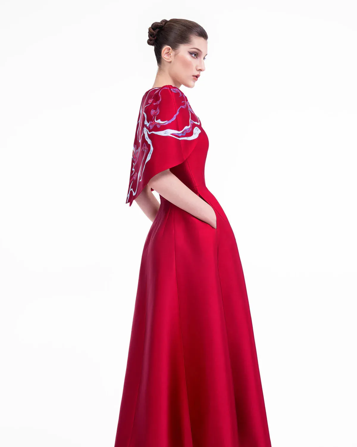 The Red Austin - Crimson Midi Dress