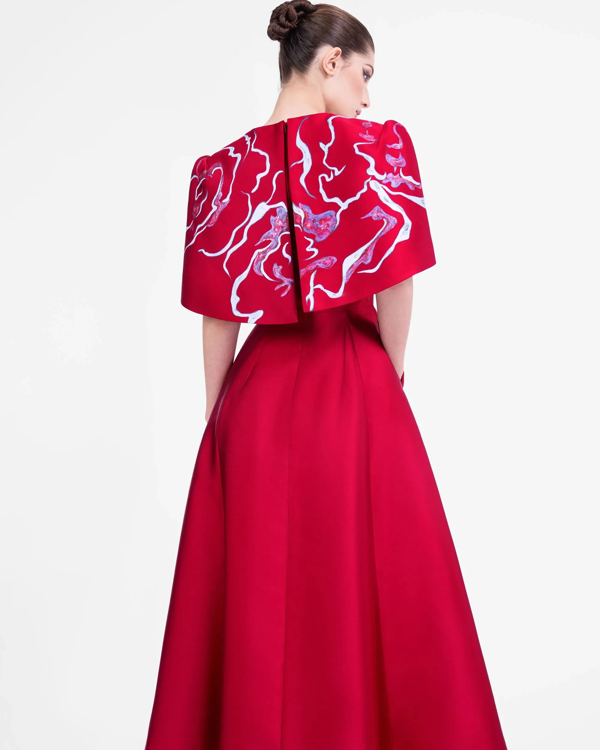 The Red Austin - Crimson Midi Dress