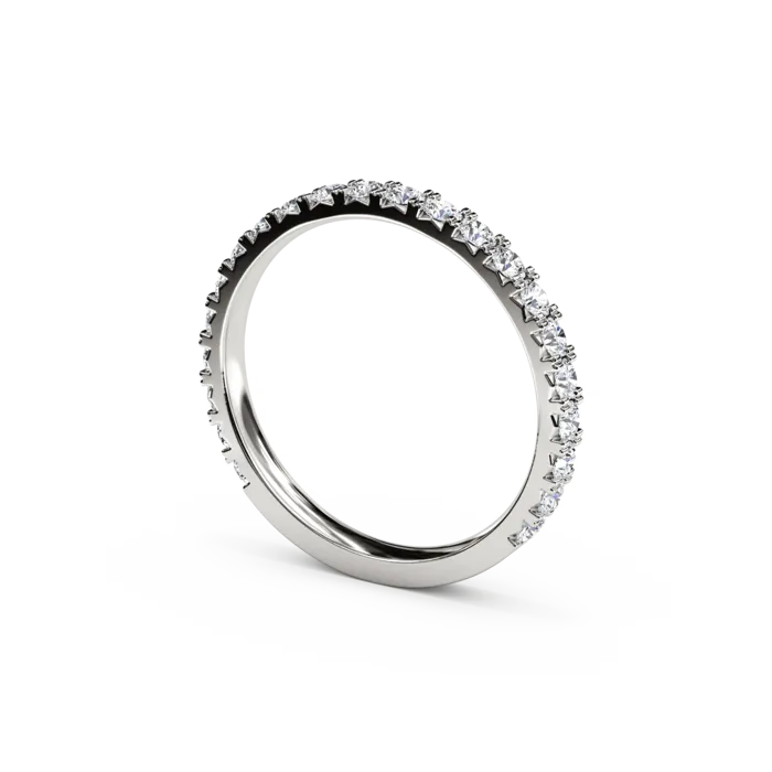 The Studio Collection 22 Stone Prong Set Wedding Band