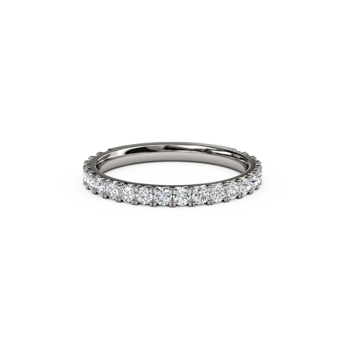 The Studio Collection 22 Stone Prong Set Wedding Band