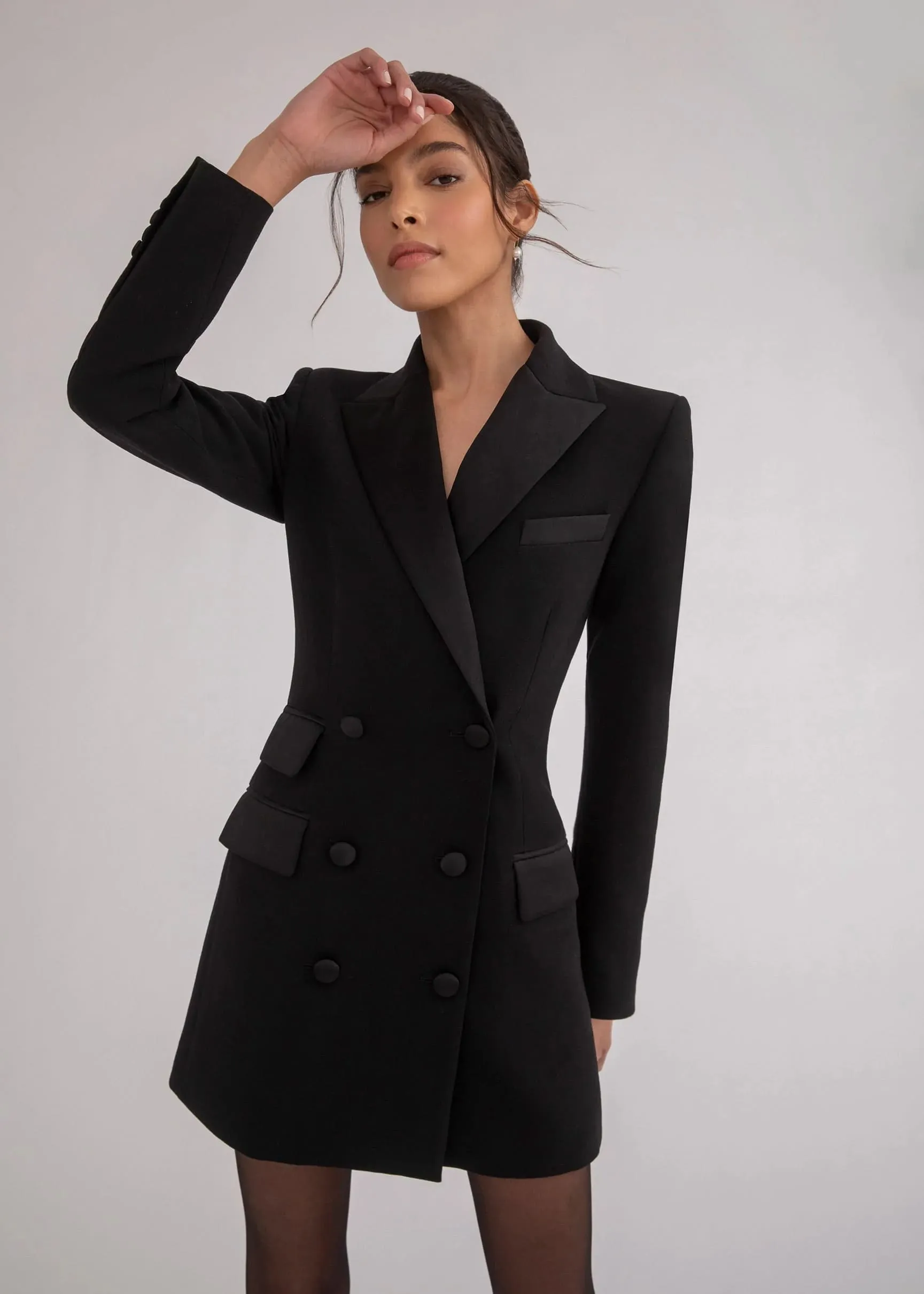 Theo Tuxedo Dress