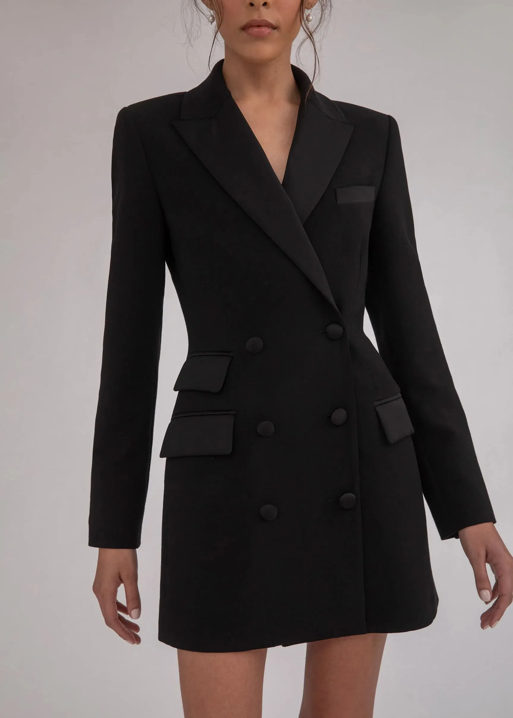 Theo Tuxedo Dress