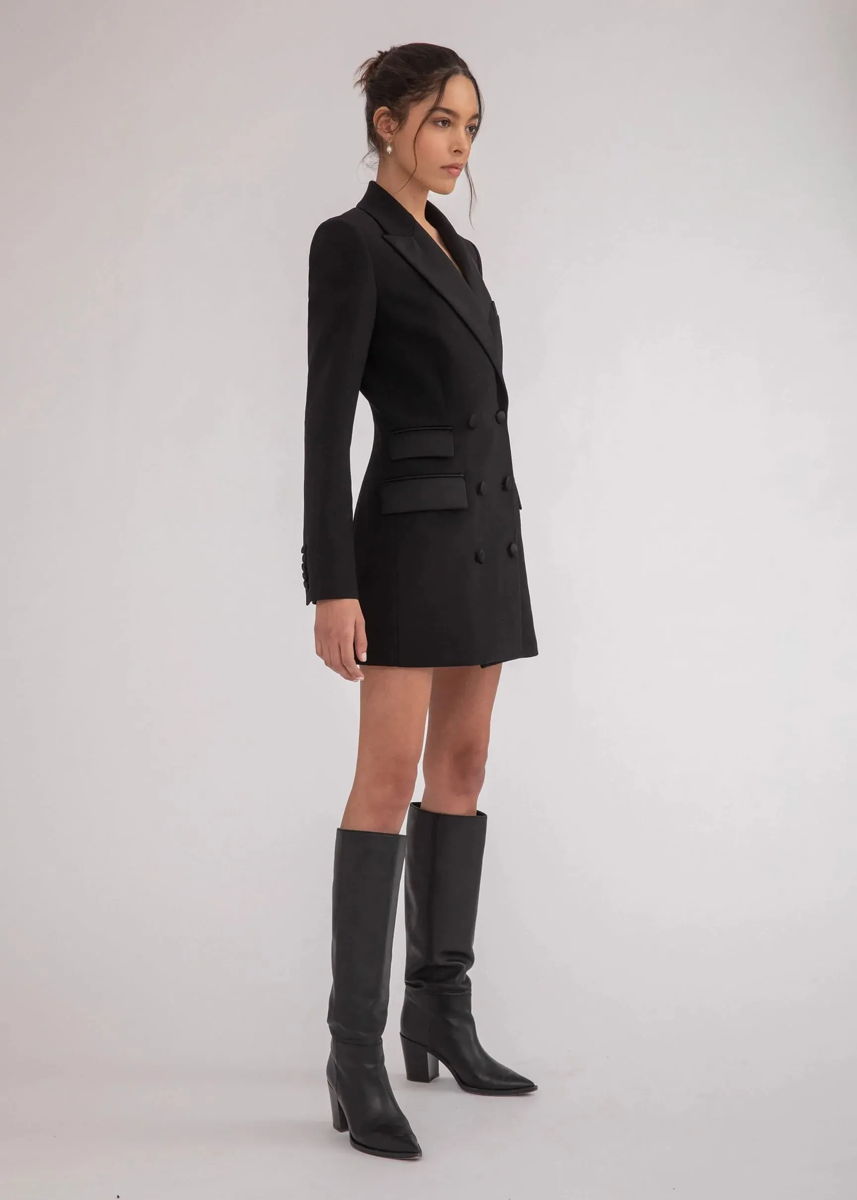 Theo Tuxedo Dress