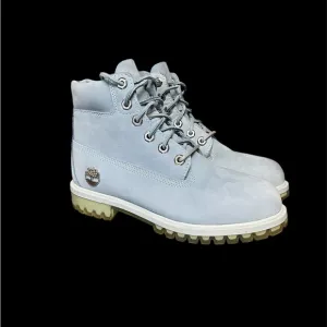Timberland 6in Premium Villa Exclusive Sky Blue Boots A0430 Size 4.5