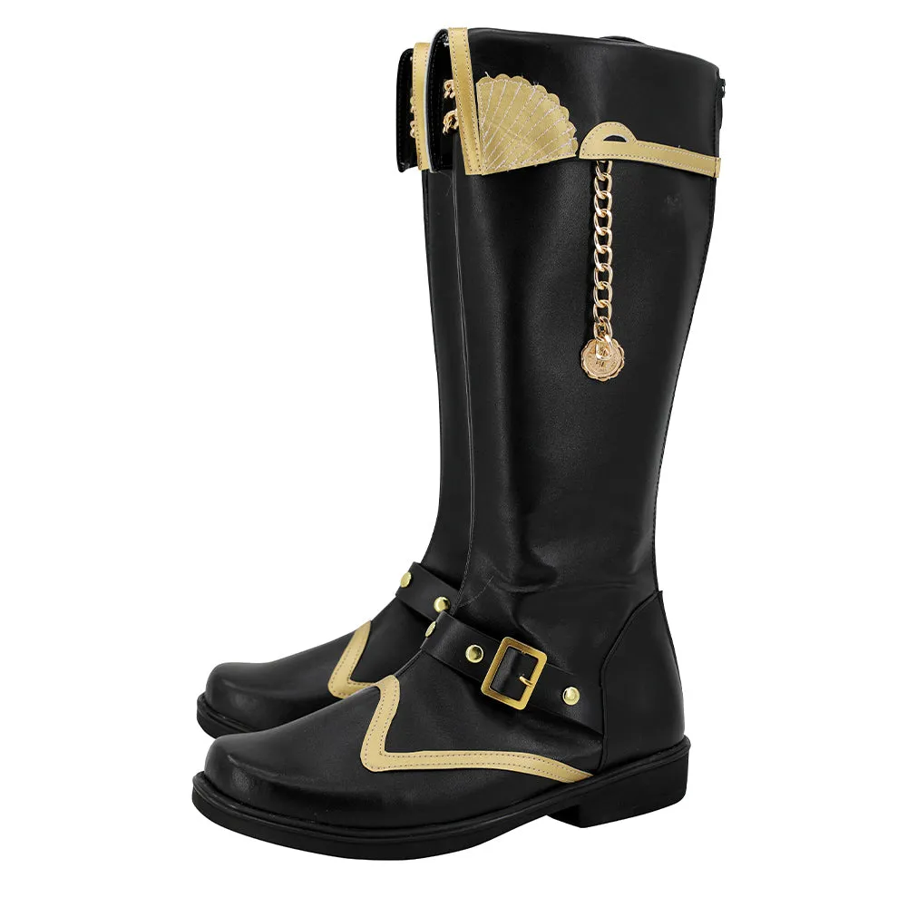 Twisted-Wonderland Leona Cosplay Shoes Boots Halloween Costumes Accessory Custom Made