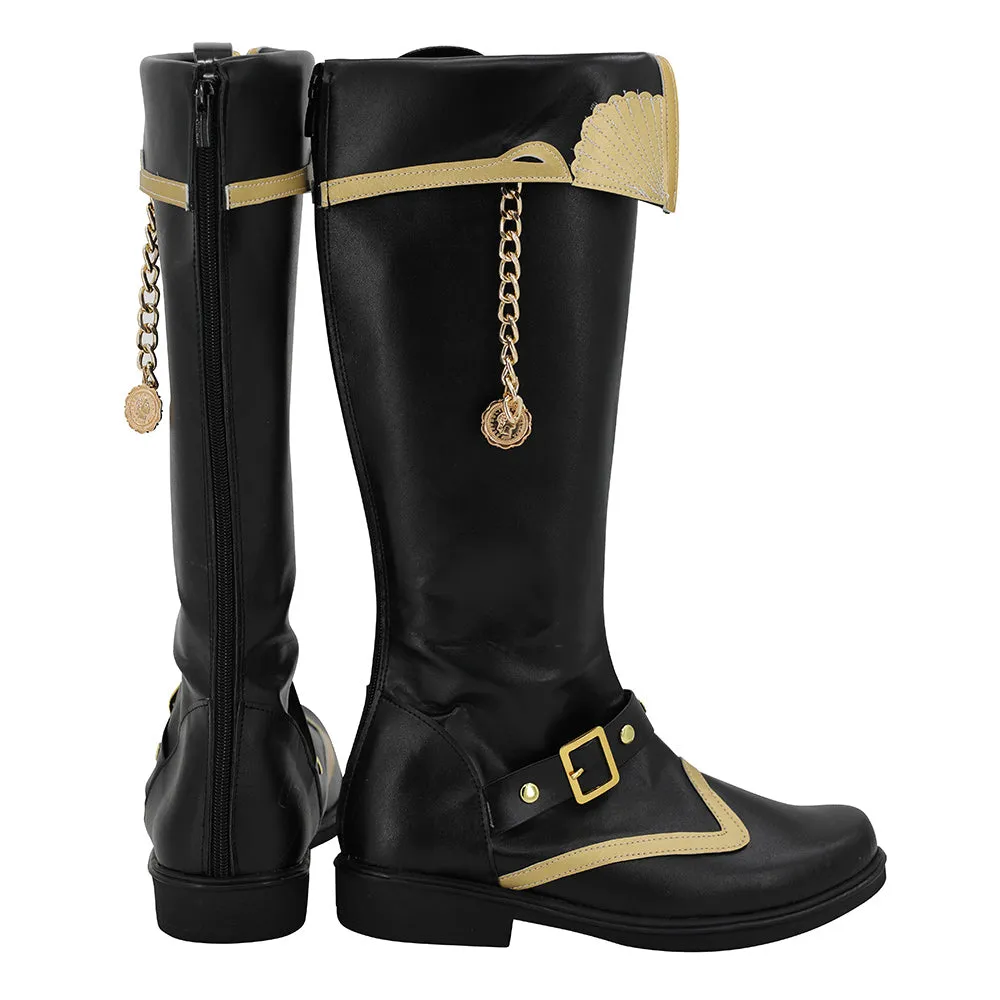 Twisted-Wonderland Leona Cosplay Shoes Boots Halloween Costumes Accessory Custom Made
