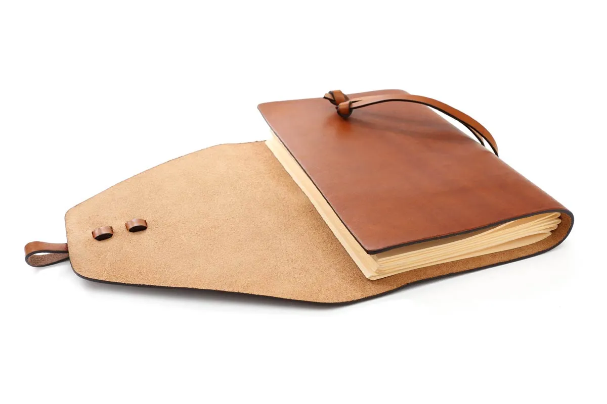 Vachetta Italian Leather Handmade Journal - Terra