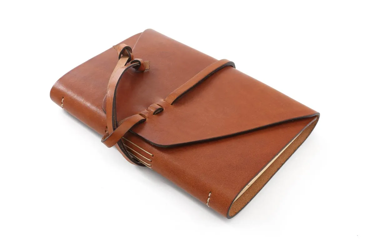 Vachetta Italian Leather Handmade Journal - Terra