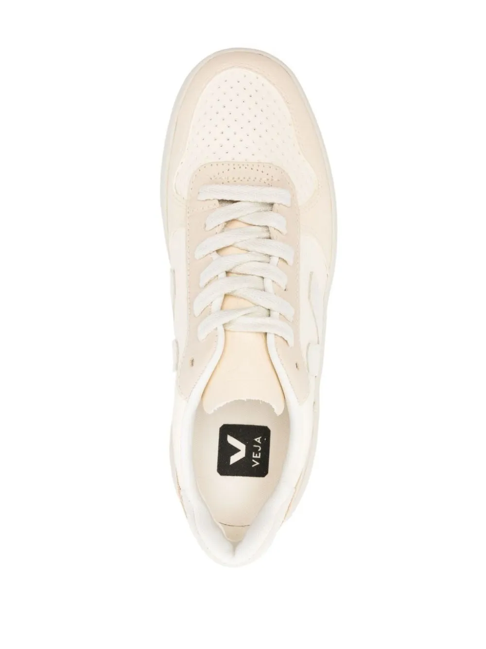 Veja V-10 Chromefree Leather in Multico/Cashew/Pierre