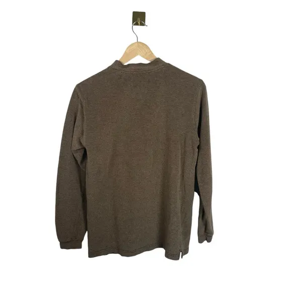 VINTAGE Von Furstenberg Mock Neck Knit Pullover in Brown Size M