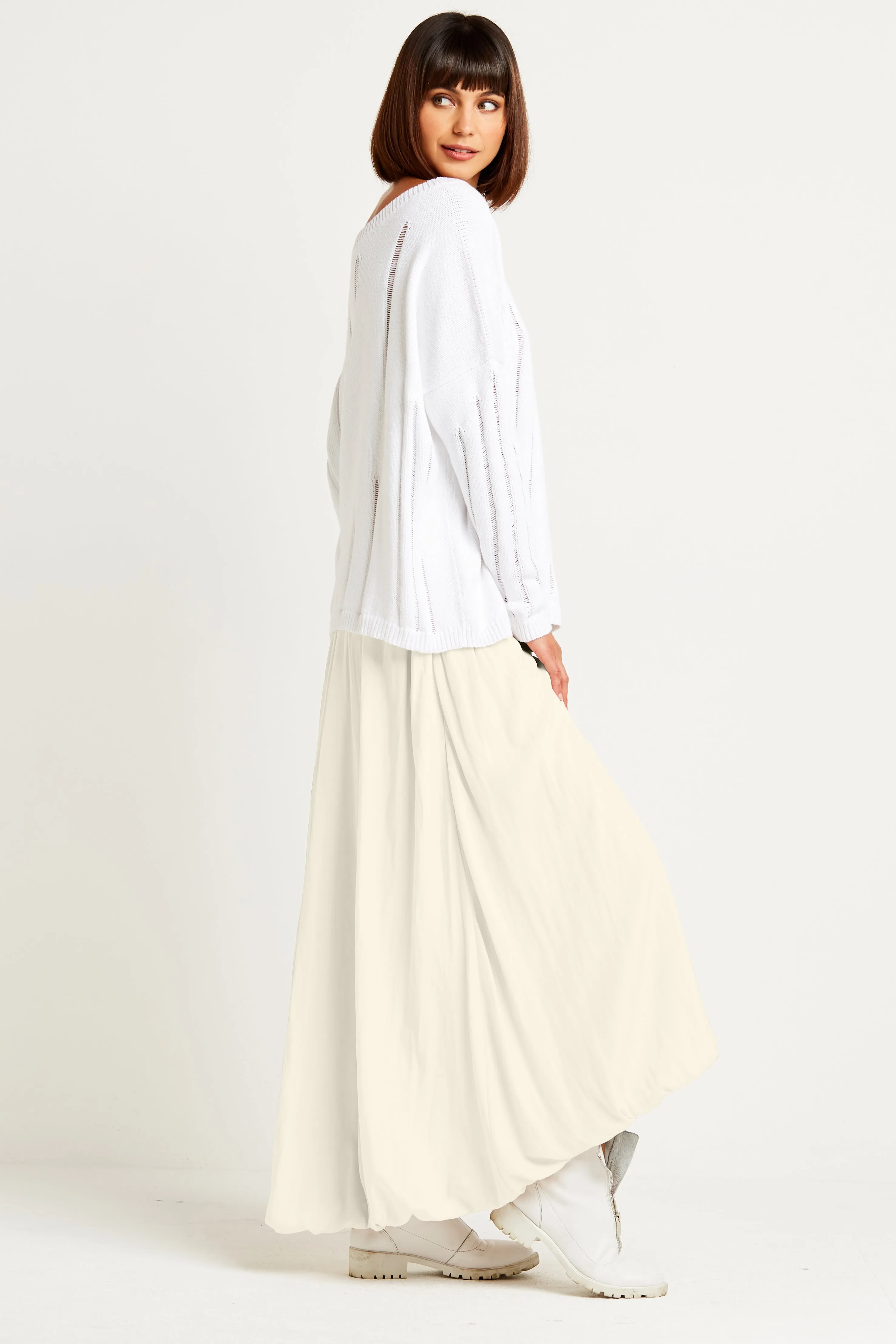Washable Silk Bubble Skirt
