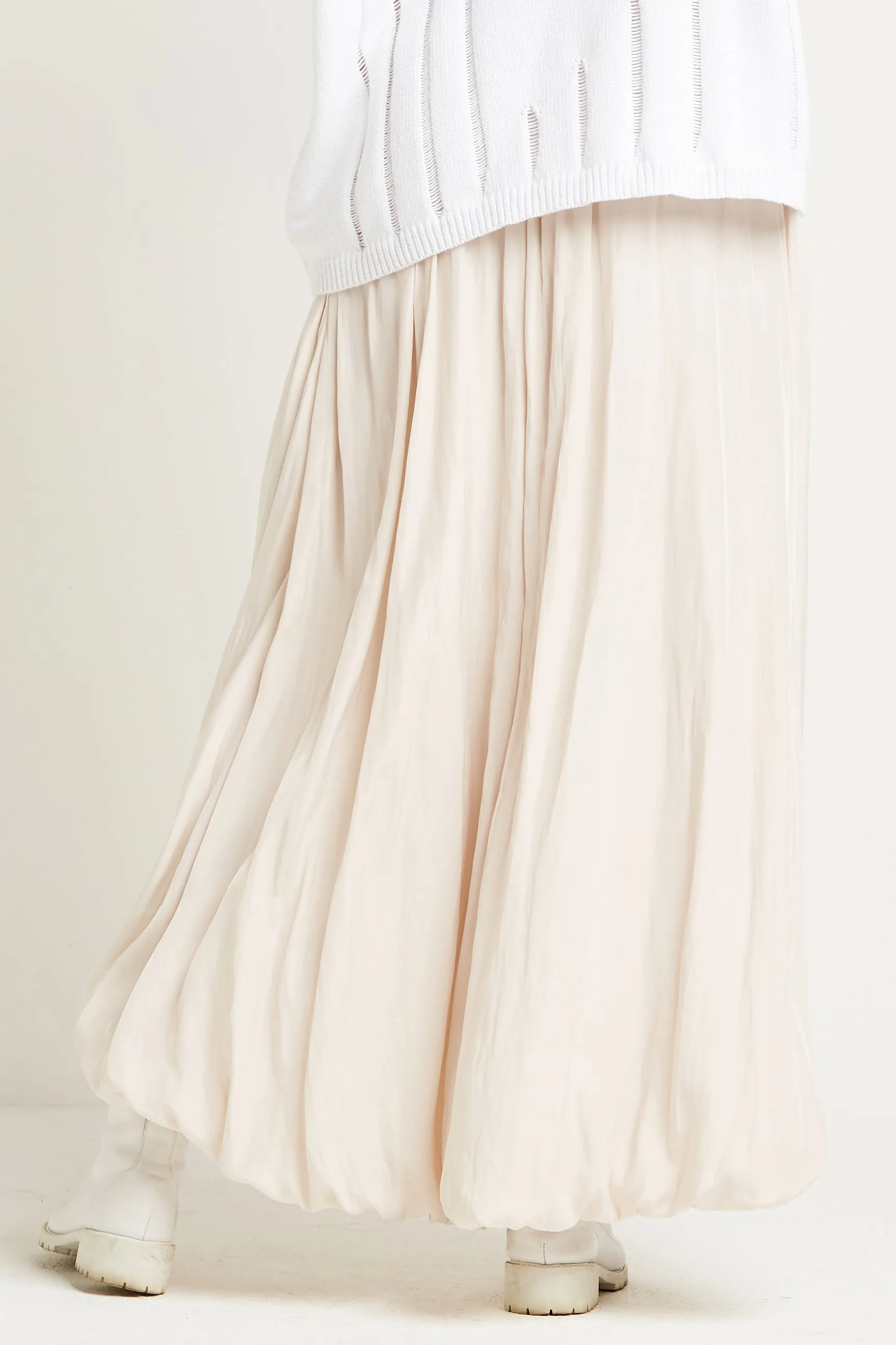Washable Silk Bubble Skirt