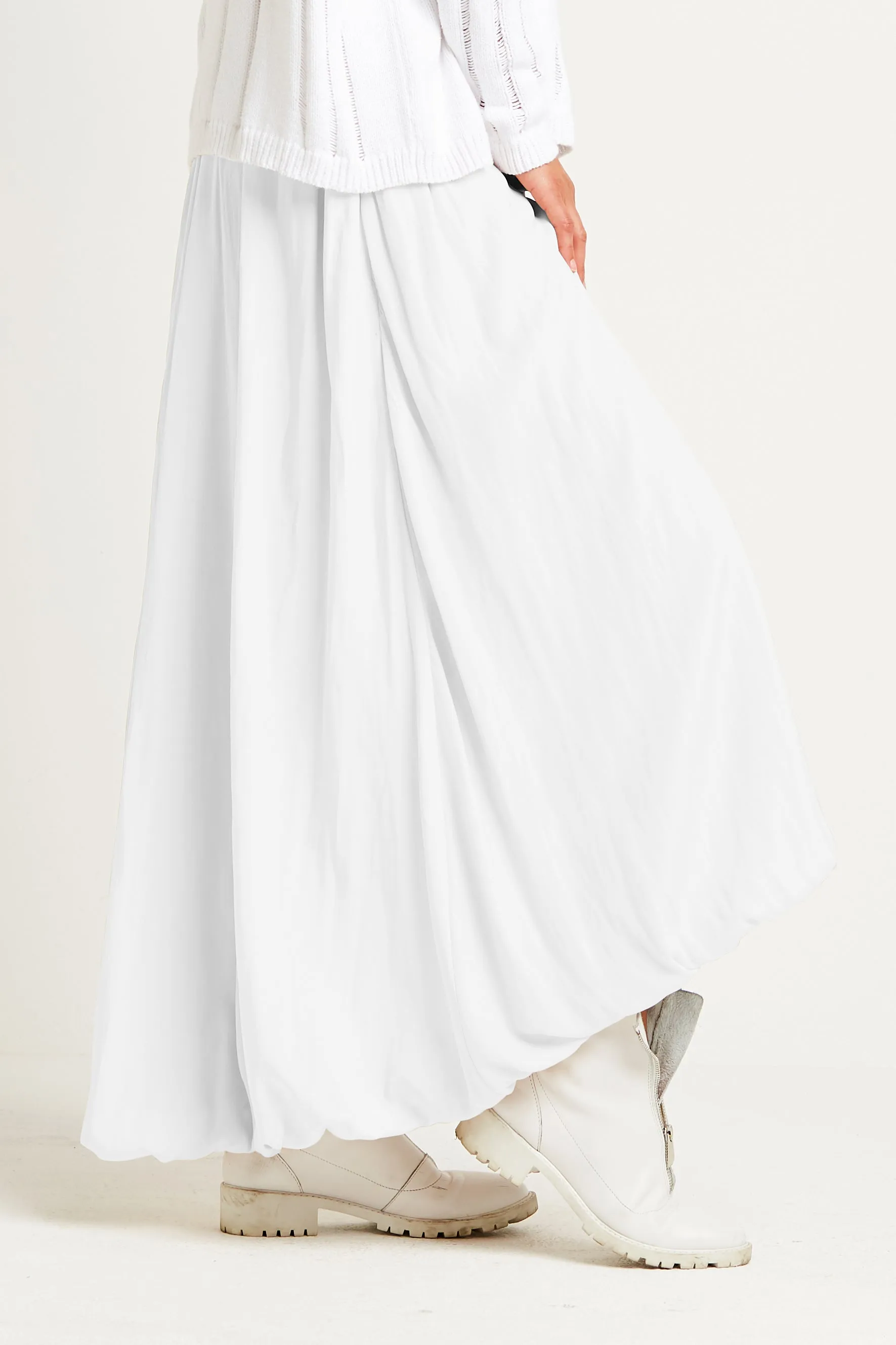 Washable Silk Bubble Skirt