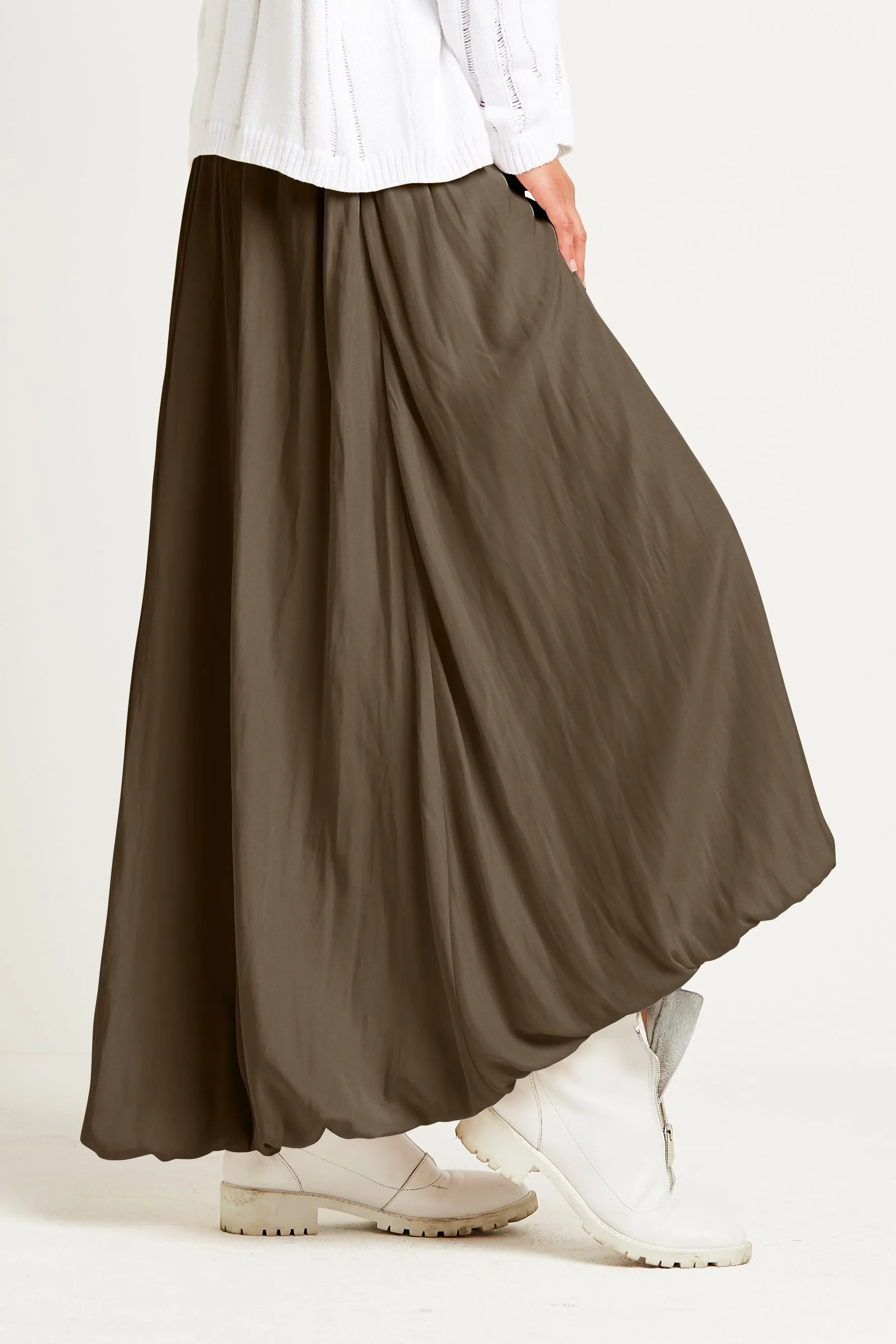 Washable Silk Bubble Skirt