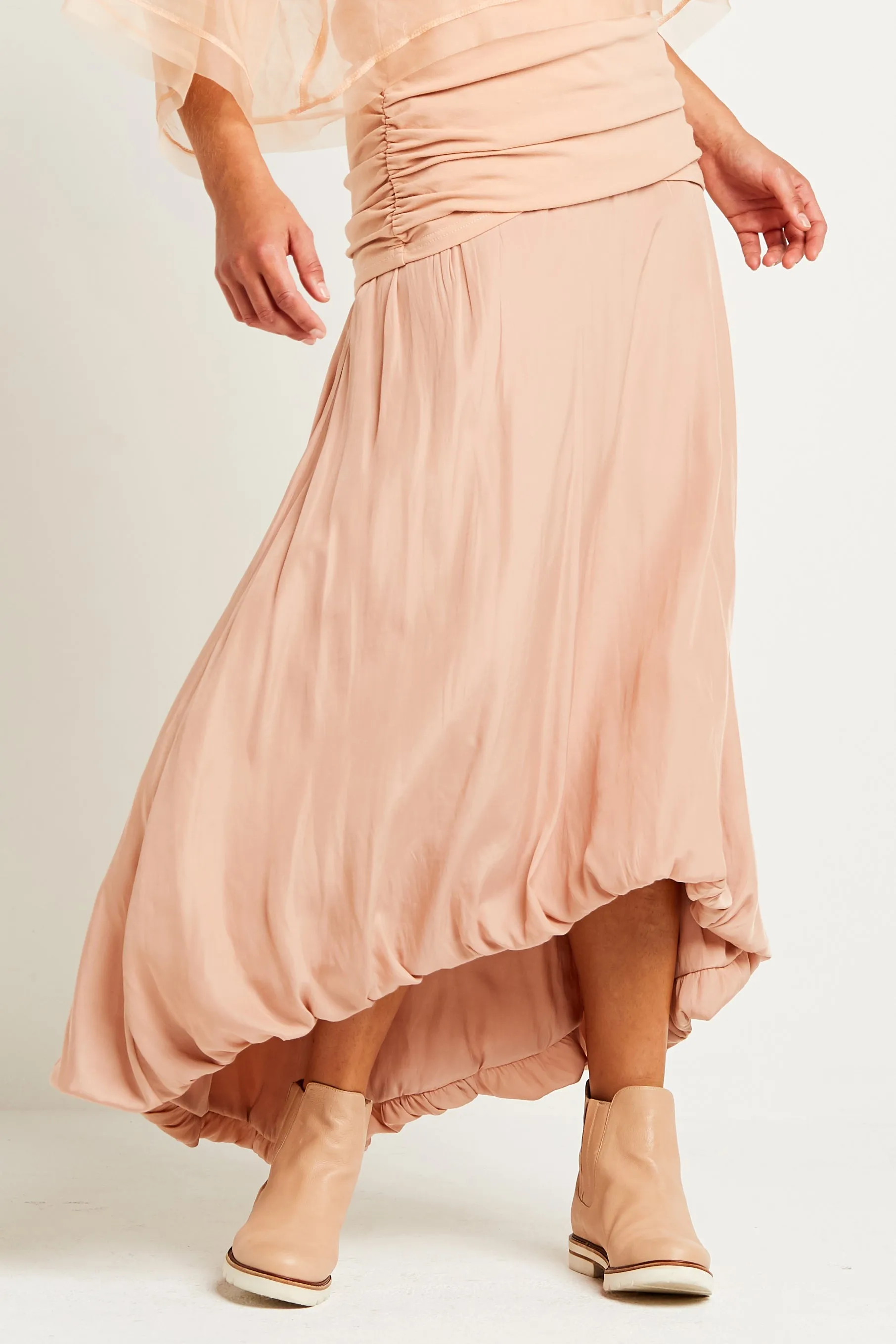 Washable Silk Bubble Skirt