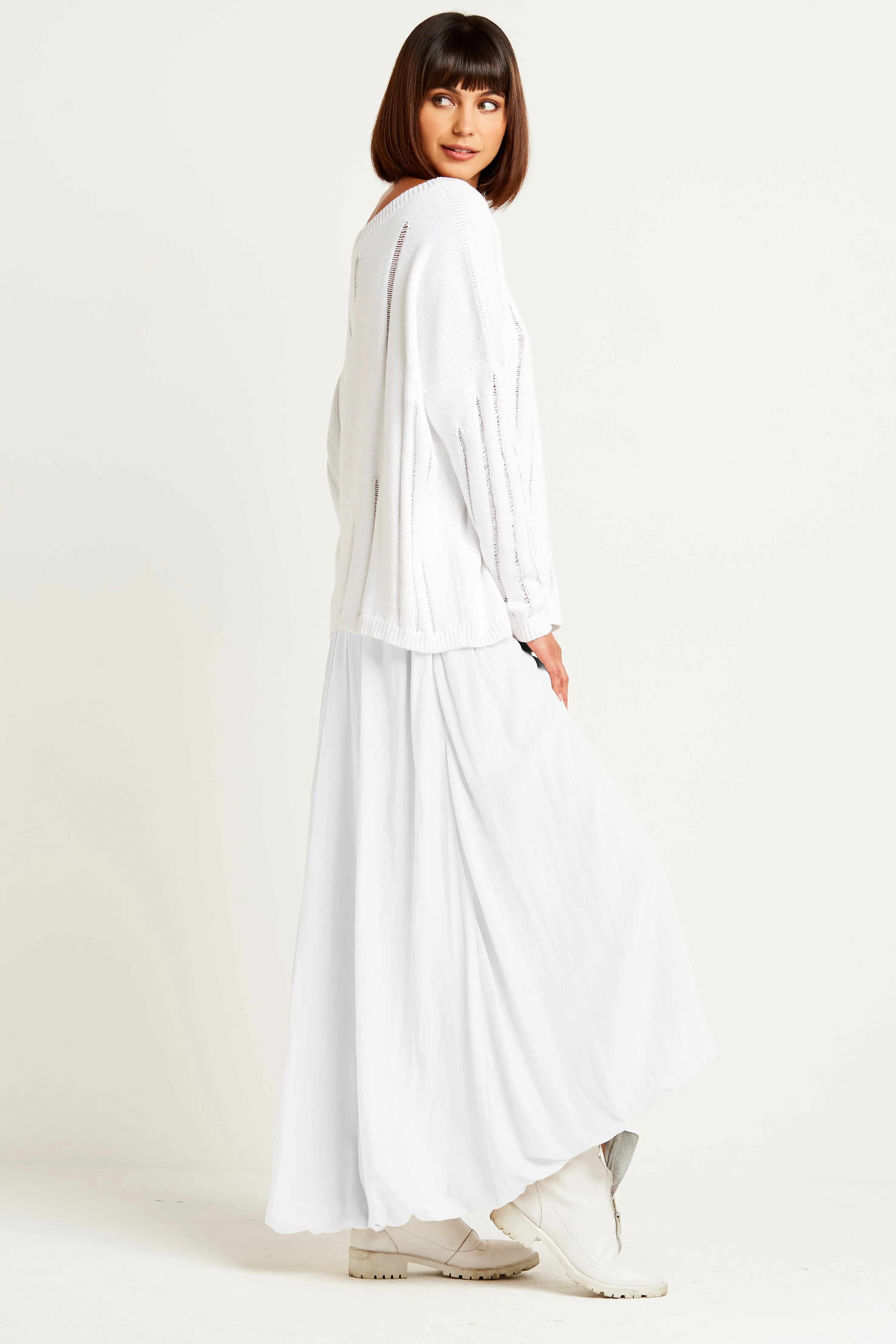 Washable Silk Bubble Skirt