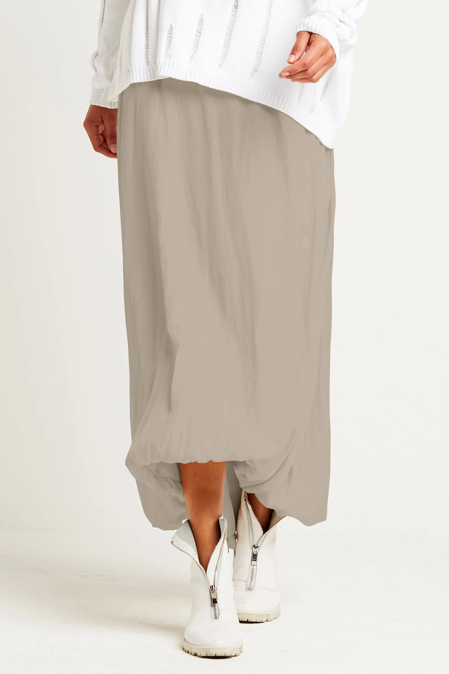 Washable Silk Bubble Skirt