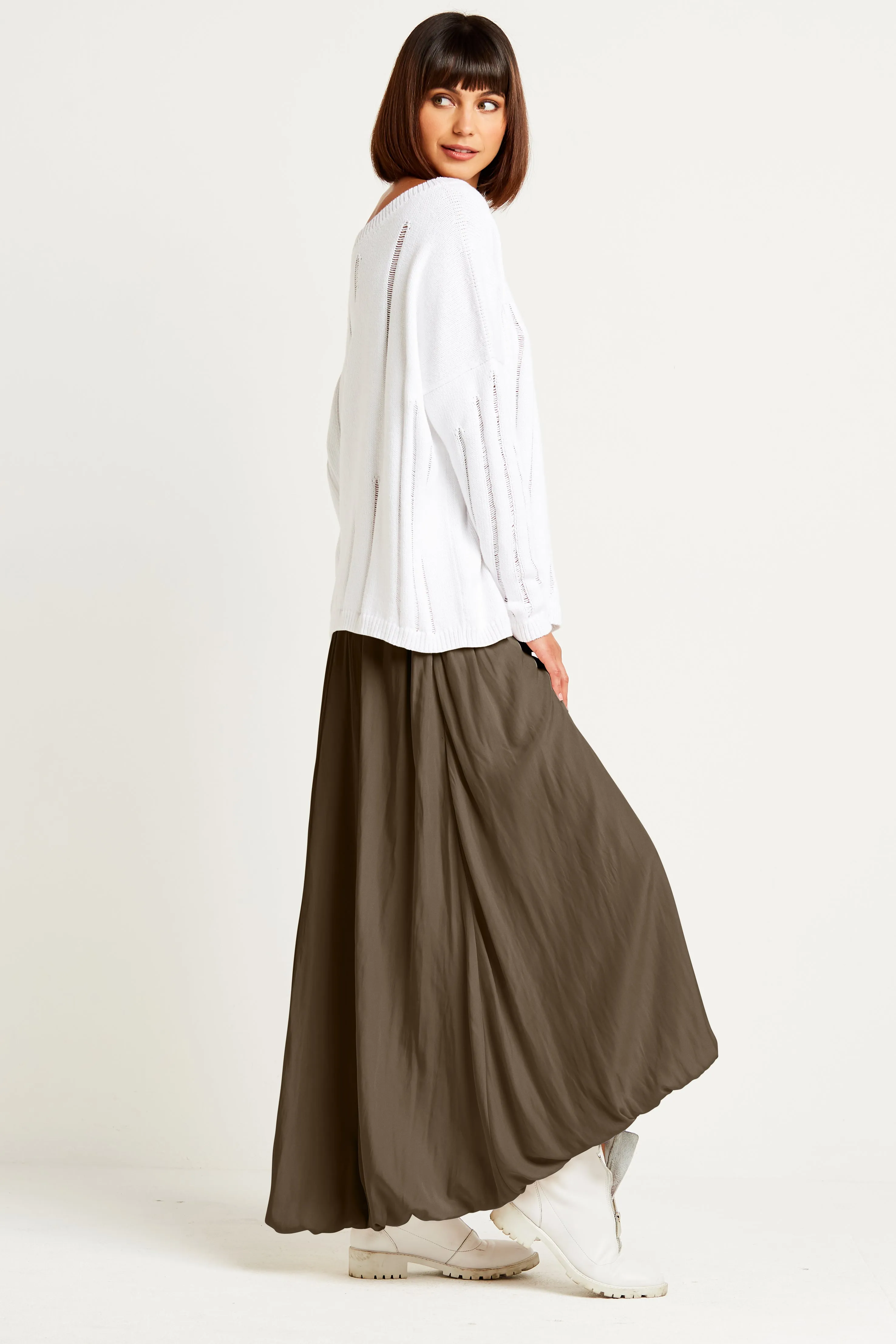 Washable Silk Bubble Skirt