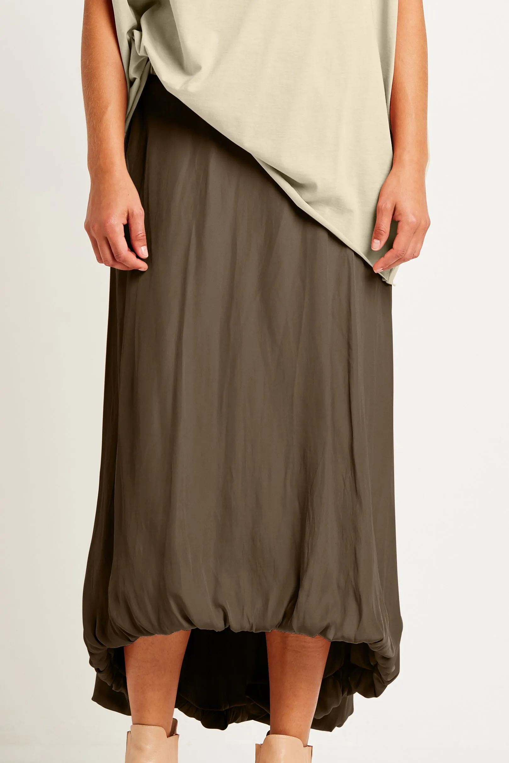 Washable Silk Bubble Skirt