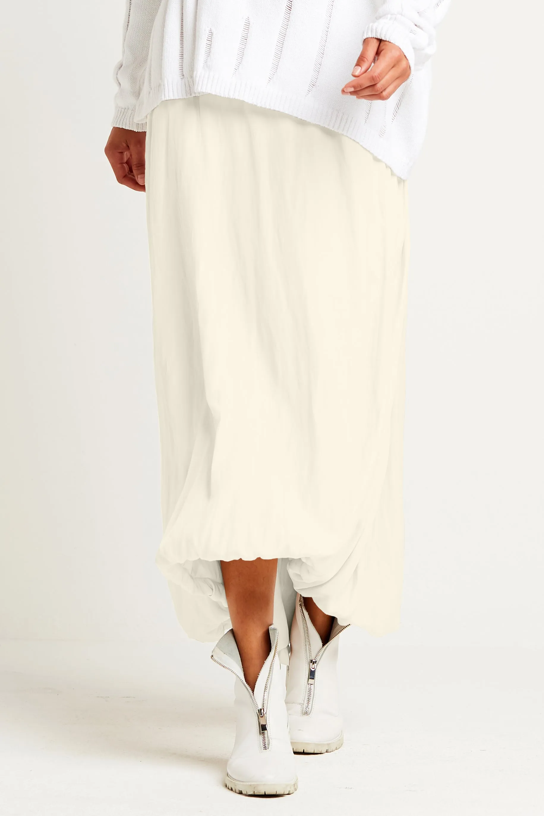 Washable Silk Bubble Skirt