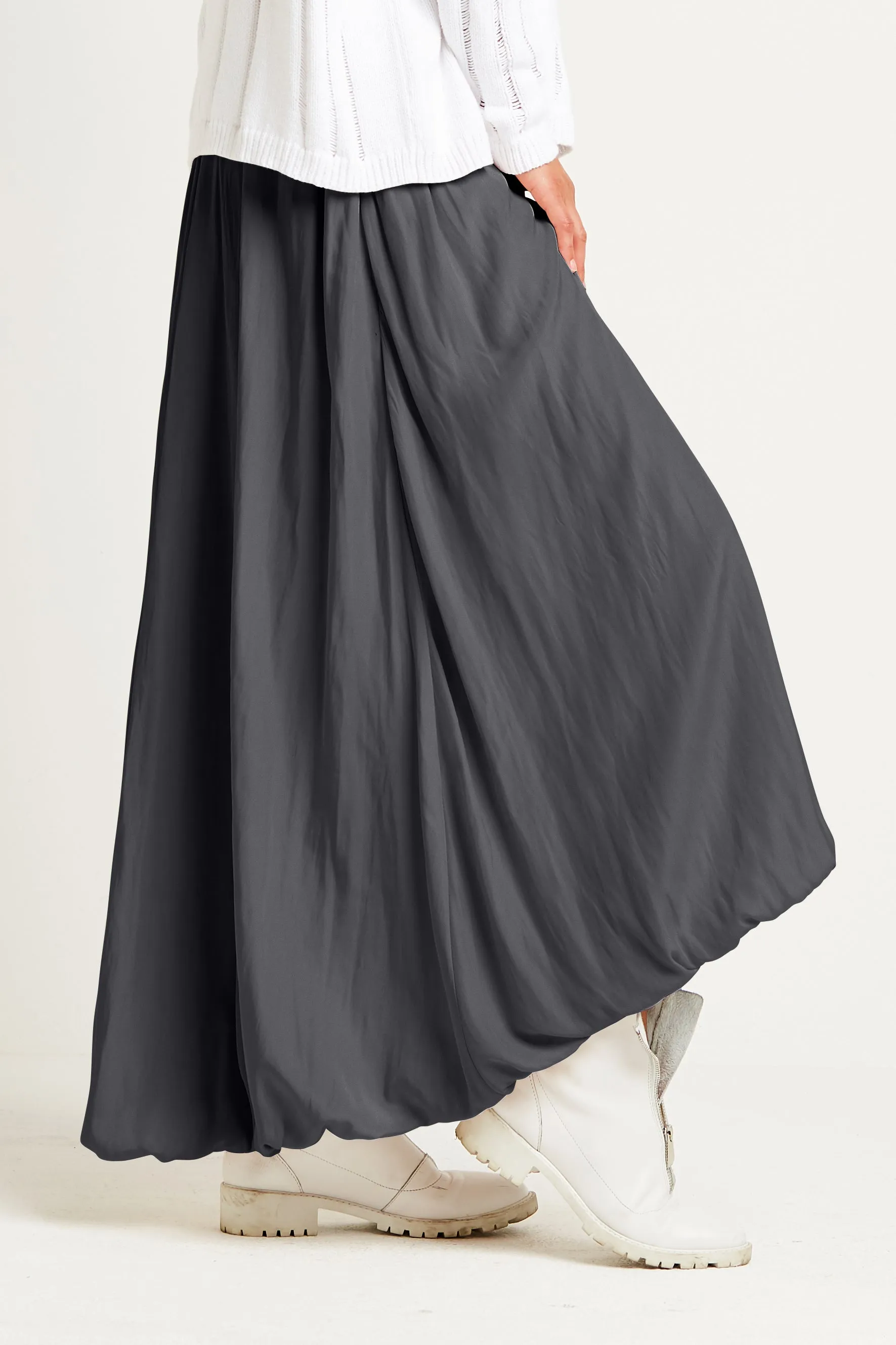 Washable Silk Bubble Skirt