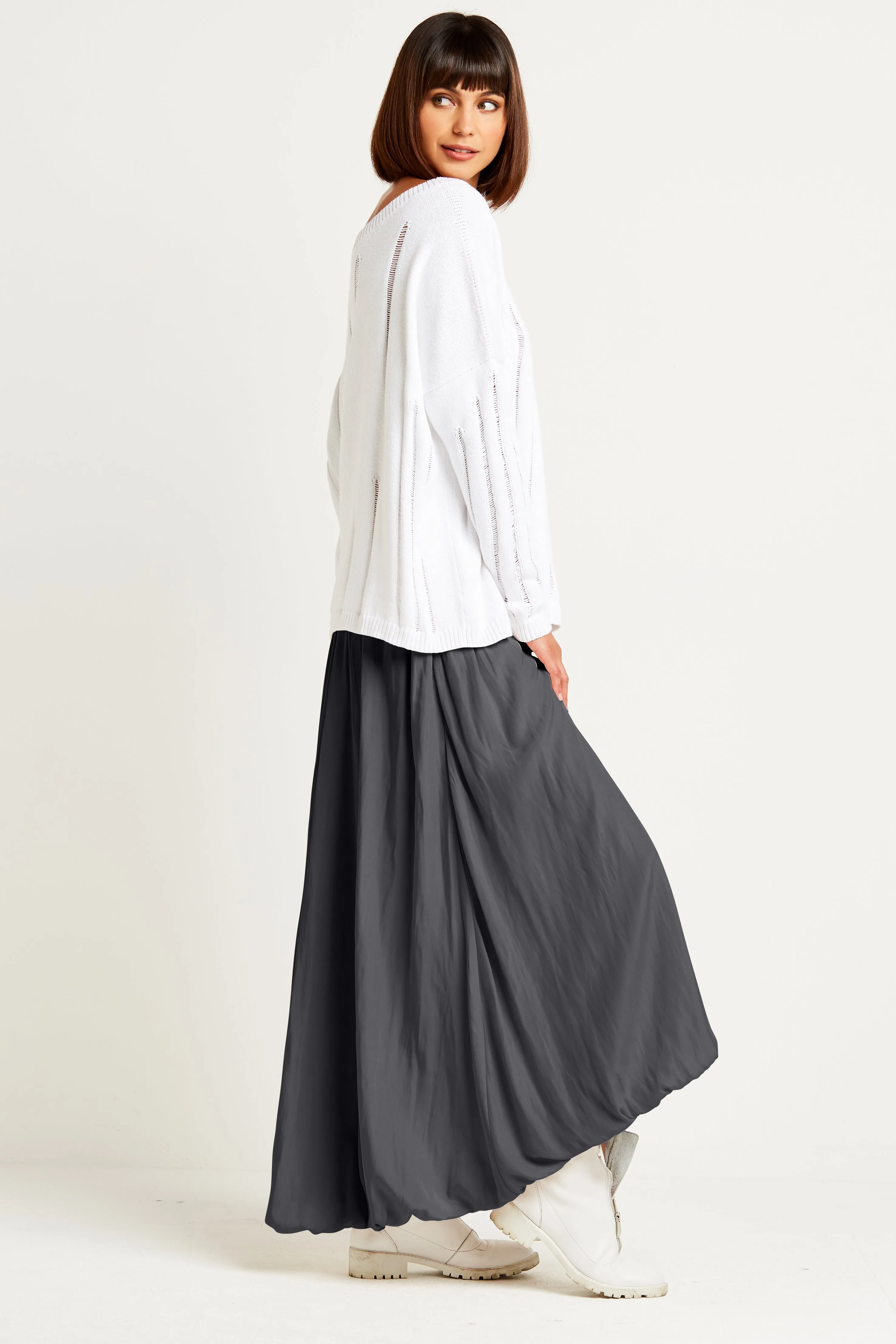Washable Silk Bubble Skirt