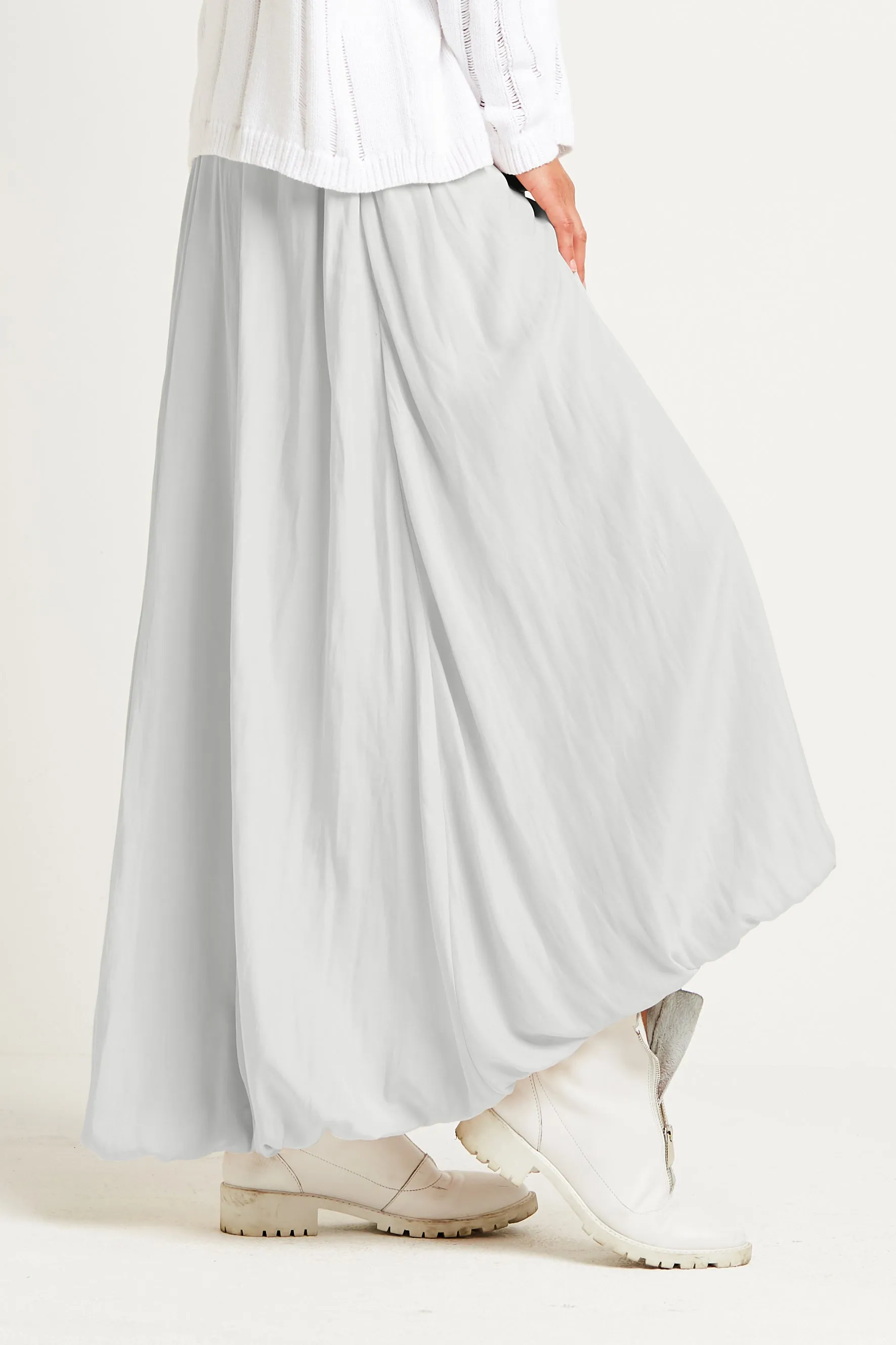 Washable Silk Bubble Skirt