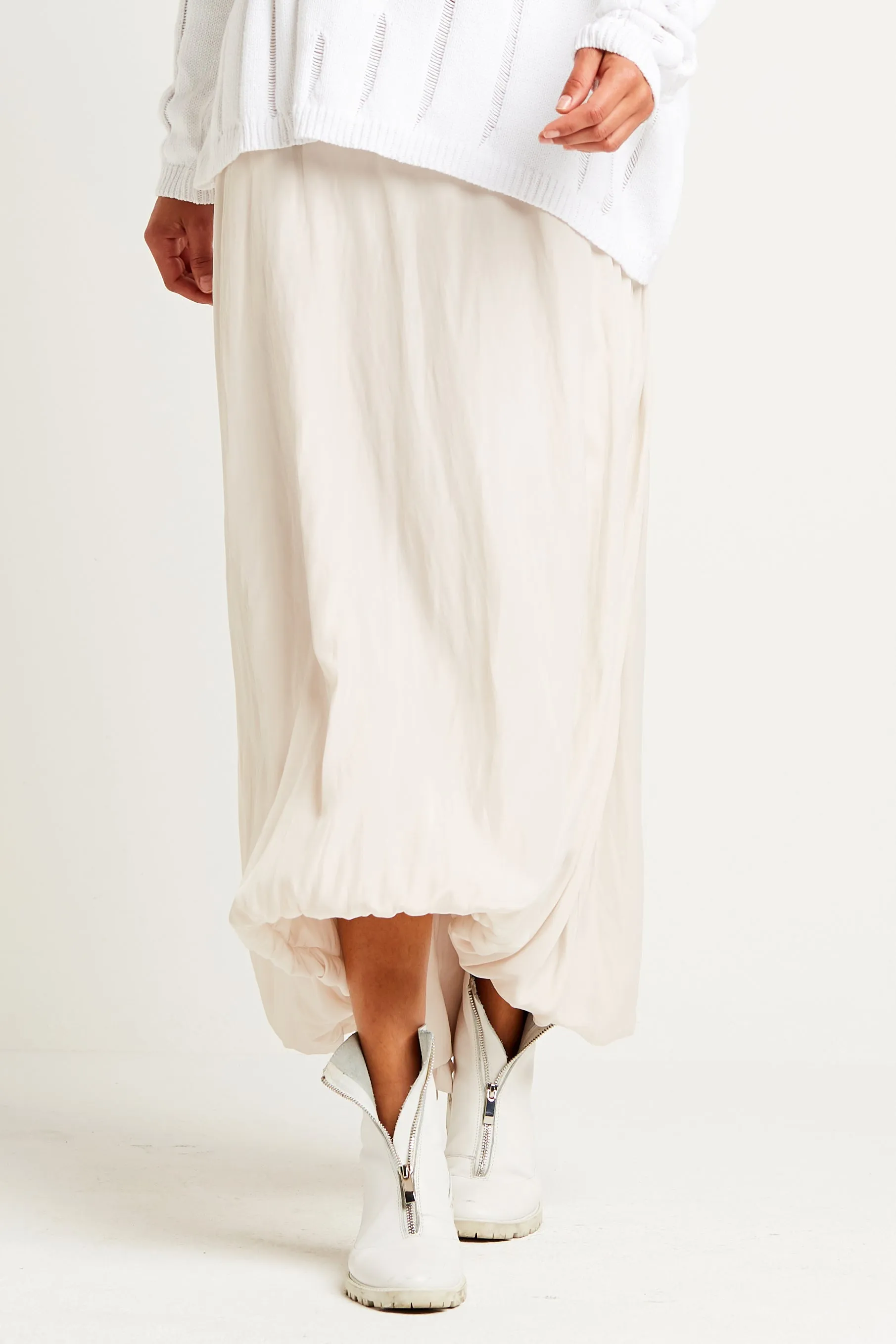 Washable Silk Bubble Skirt