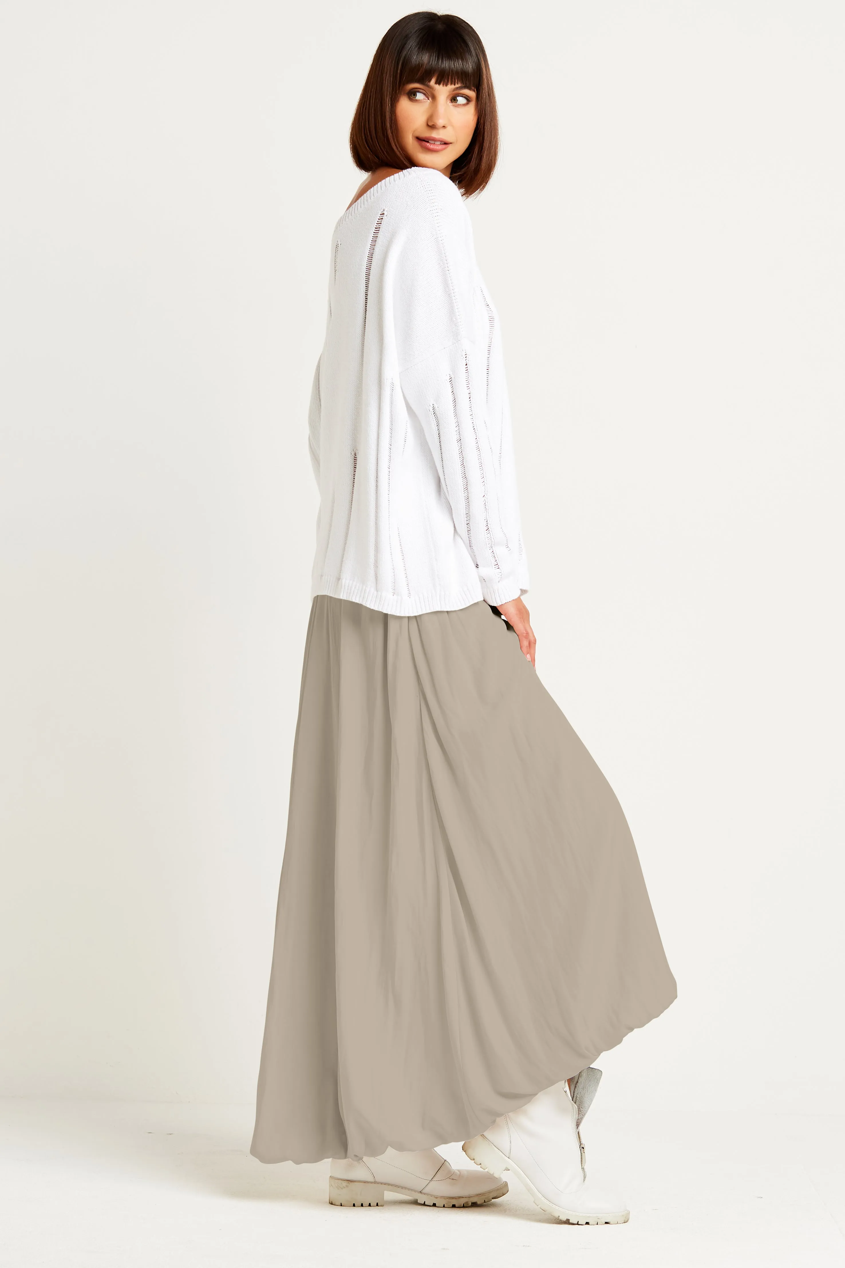 Washable Silk Bubble Skirt