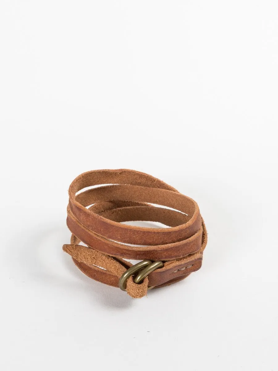 wrap bracelet - camel