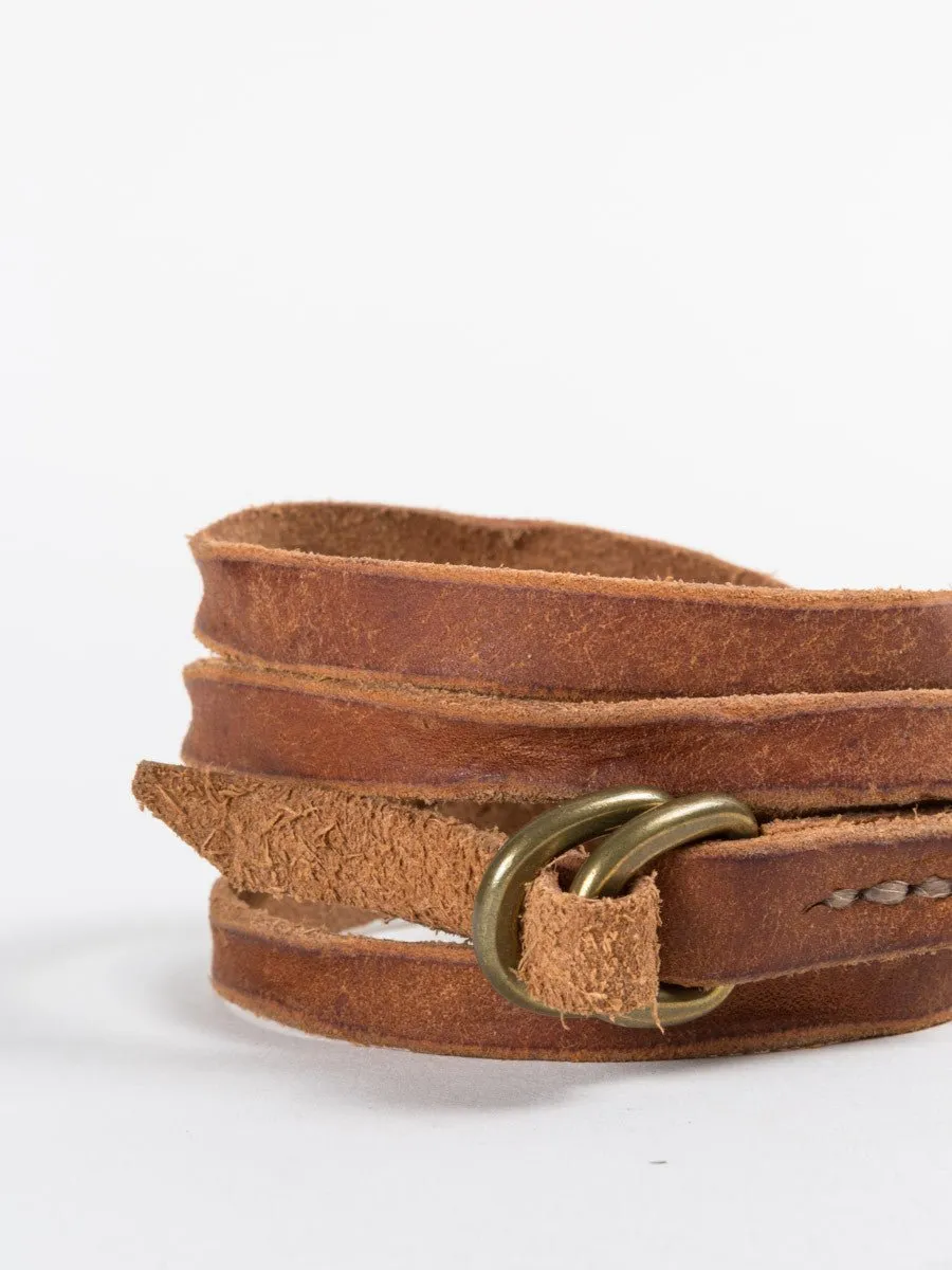 wrap bracelet - camel