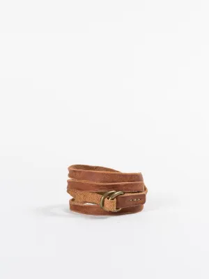 wrap bracelet - camel