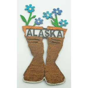 Xtratuf Boots Floral Metal Magnet