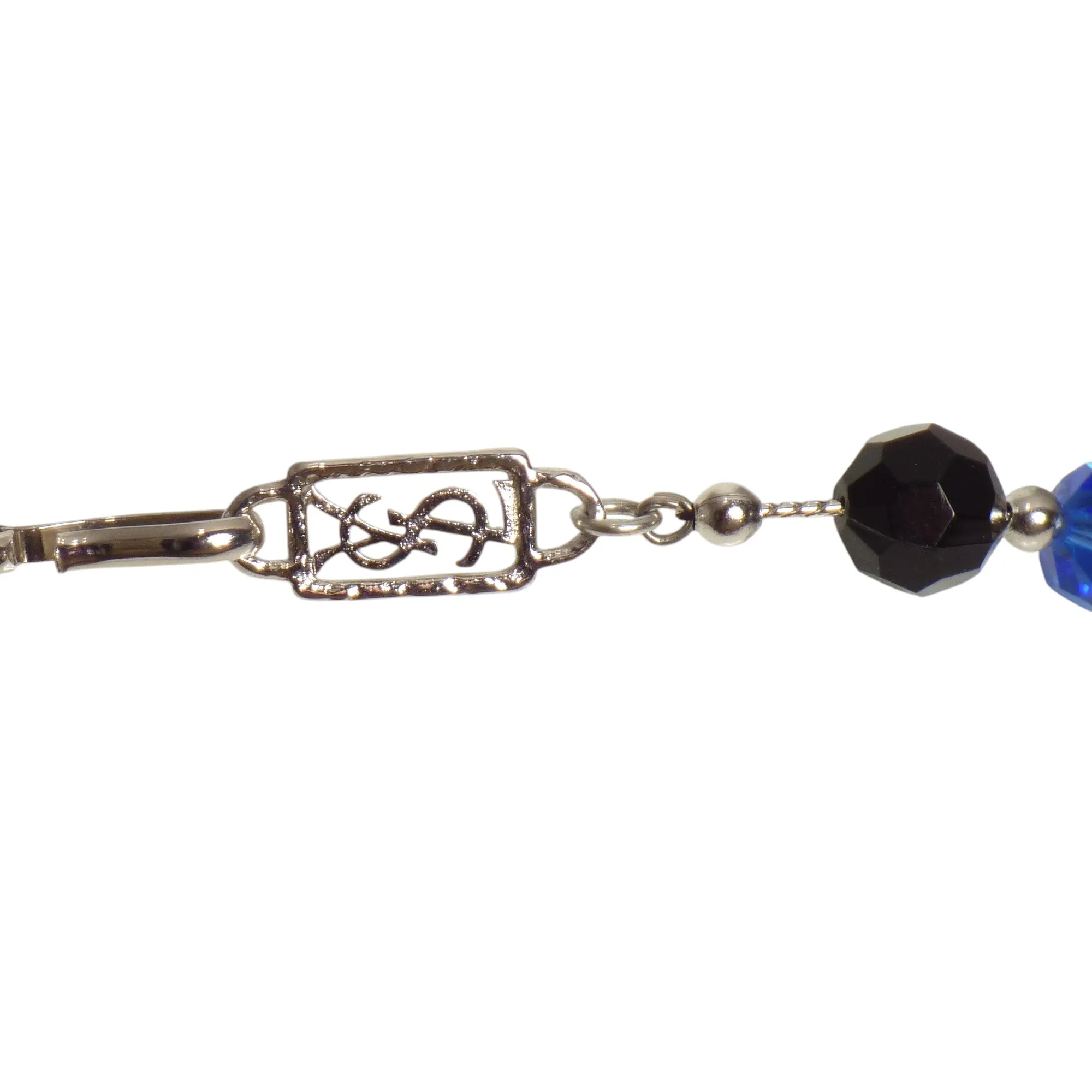 YVES SAINT LAURENT- 1990s Faceted Glass Bead Necklace